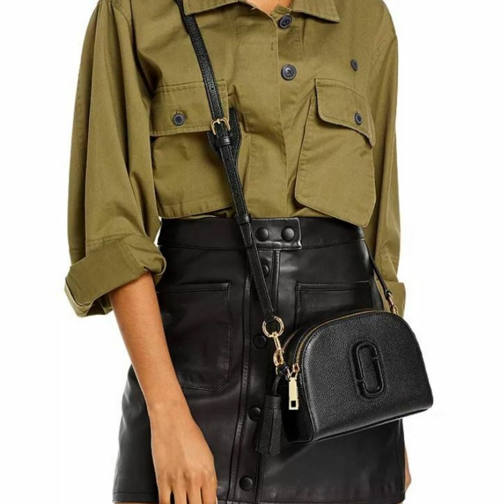 New Marc Jacobs Shutter Leather Camera Crossbody Bag - Picture 1 of 14